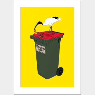 Brisbin Bin Chicken Mascot Posters and Art